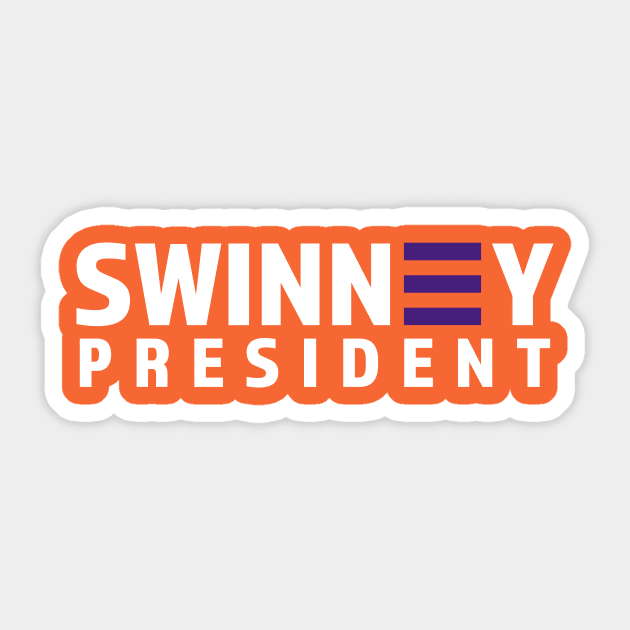 Swinney For President Sticker by Parkeit